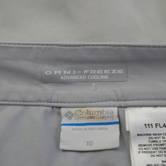 Columbia PFG Gray Omni-Freeze Advanced Cooling Skirt Size 10 31/16 - Picture 6 of 8